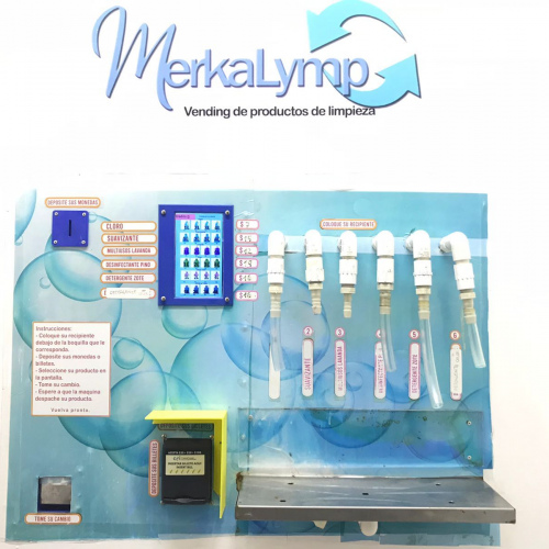 Ventana productos de limpieza a granel
